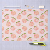 Sweet Waterverf Peach Patroon Tissuepapier (Craft)