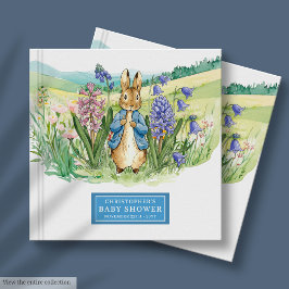 Sweet Waterverf Peter Rabbit Baby shower Gastenboek