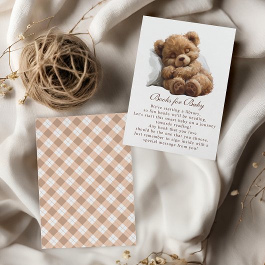 Sweet Waterverf Plush Teddy Bear Boeken voor Baby Informatiekaartje