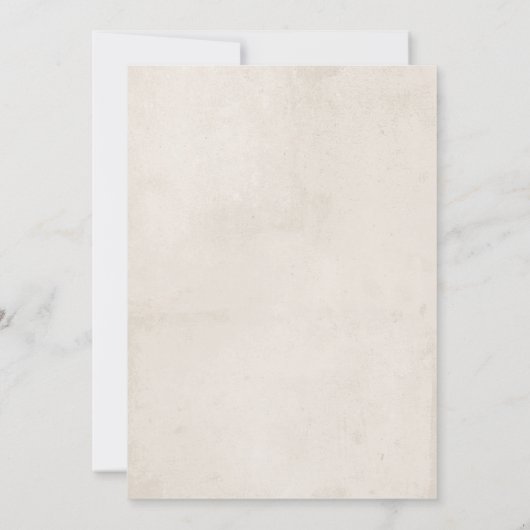 Sweet Waterverf Rustic Animals Baby shower Kaart (Achterkant)