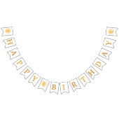 Sweet Waterverf Sun Happy Birthday Vlaggetjes (Alle)