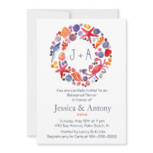 Sweet Waterverf Zee Wreath Beach repetitie diner