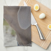 Sweet Weimaraner Dog Profile Theedoek (Quarter Fold)