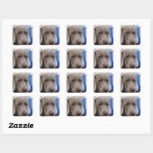 Sweet Weimaraner Dog Stickers (Vel)