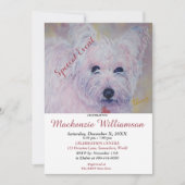 SWEET WESTIE WISHES HAPPY BIRTHDAY KAART (Voorkant)