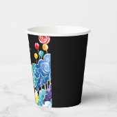 Sweet Whimsical Candyland Verjaardag Papieren Bekers (Links)