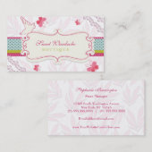 Sweet whimsical douane boutique visitekaartjes (Voorkant / Achterkant)