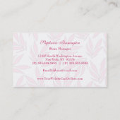 Sweet whimsical douane boutique visitekaartjes (Achterkant)