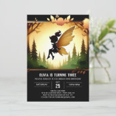 Sweet Whimsical Fairy Verjaardag Kaart (Staand voorkant)