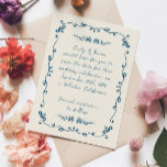 Sweet Whimsical Handgeschreven Bruiloft Save the D Kaart<br><div class="desc">Sweet Whimsical Handgeschreven Geïllustreerde Bruiloft Save the Date</div>