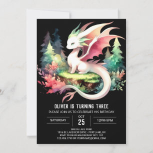 Sweet Whimsy Dragon Verjaardag Kaart