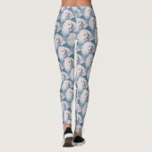 SWEET WHITE BICHON FRISE LEGGINGS (Achterkant)
