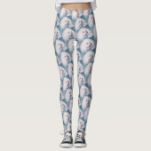 SWEET WHITE BICHON FRISE LEGGINGS (Voorkant)