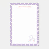 Sweet White Daisies Floral Pattern Post-it® Notes (Voorkant)