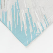 Sweet White Floral Cat Fleece Deken (Hoek)