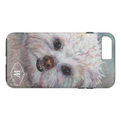 SWEET WHITE MALTESE YORKIE MIX Case-Mate iPhone CASE (Achterkant (Horizontaal))