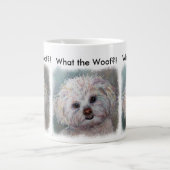 SWEET WHITE MALTESE YORKIE MIX GROTE KOFFIEKOP (Voorkant)