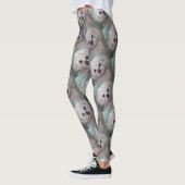 SWEET WHITE MALTESE YORKIE MIX LEGGINGS (Links)