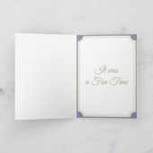 Sweet White Yorkie DANK JE Bedankkaart (Binnen)