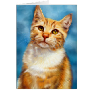Sweet William - Oranje Tabby Cat Art