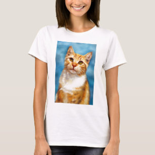 Sweet William - Oranje Tabby Cat Art T-shirt