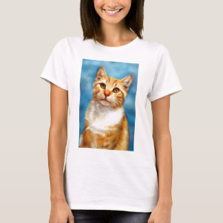 Sweet William - Oranje Tabby Cat Art T-shirt