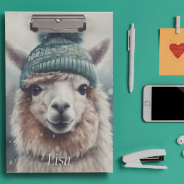 Sweet Winter Alpaca, op maat Klembord
