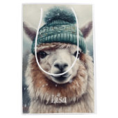 Sweet Winter Alpaca, op maat Medium Cadeauzakje (Voorkant)