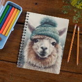 Sweet Winter Alpaca, op maat Notitieboek