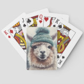 Sweet Winter Alpaca, op maat Pokerkaarten (Achterkant)