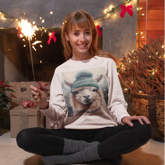 Sweet Winter Alpaca, op maat T-shirt