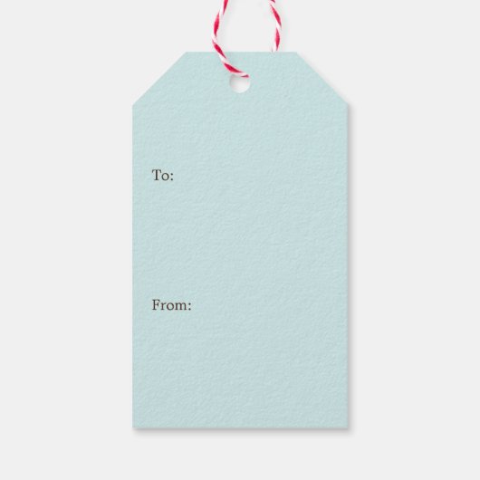 Sweet Winter Birds Kerstmis Cadeaulabel (Achterkant)