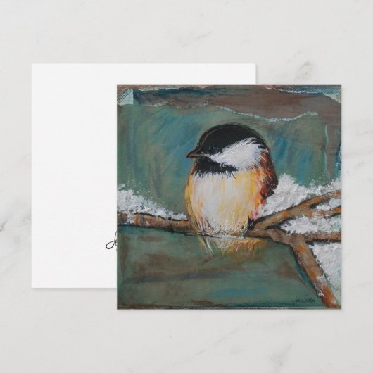 Sweet Winter Chickadee (Voorkant / Achterkant)