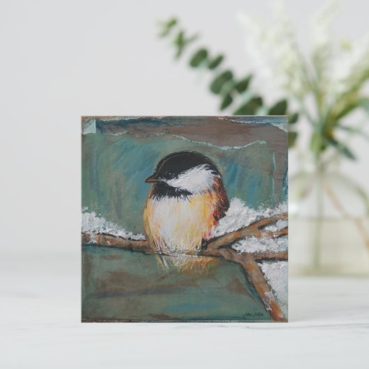Sweet Winter Chickadee (Staand voorkant)
