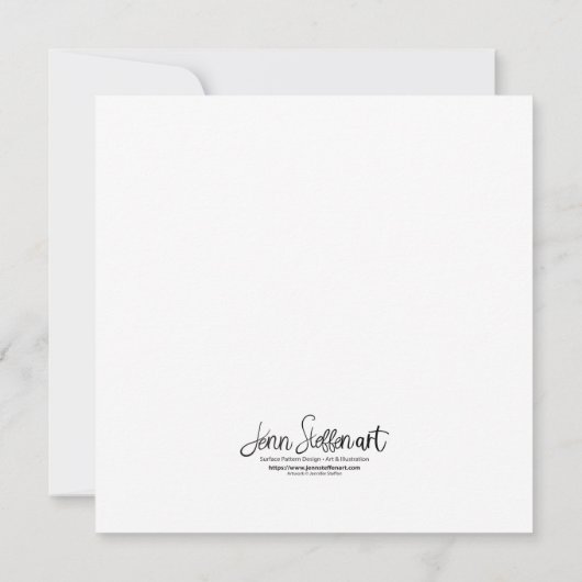 Sweet Winter Chickadee (Achterkant)