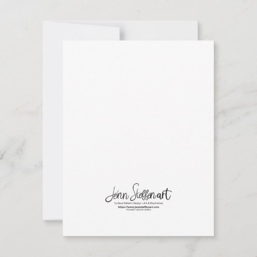 Sweet Winter Chickadee (Achterkant)