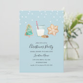 Sweet Winter Cookies Kerstfeest Kaart (Staand voorkant)