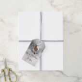 Sweet Winter Deer kerstcadeaus Cadeaulabel (Met Touw)