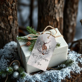 Sweet Winter Deer kerstcadeaus Cadeaulabel