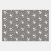 Sweet Winter Girls Trio Inpakpapier Vel (Voorkant 2)