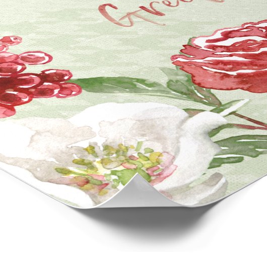 Sweet Winter Greetings Poster (Hoek)