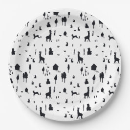 Sweet winter papieren bordje