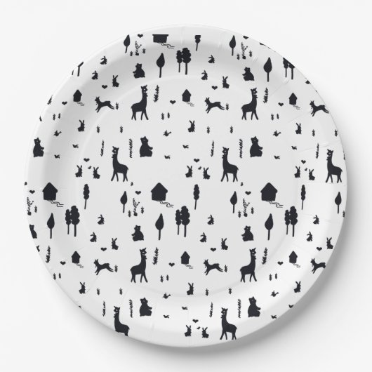 Sweet winter papieren bordje (Voorkant)