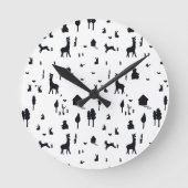 Sweet winter ronde klok (Voorkant)