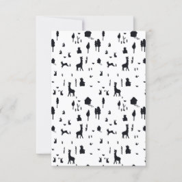 Sweet winter tarjeta invitación kaart