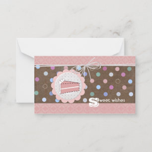 Sweet Wishes Cakes Visitekaartjes Advieskaart