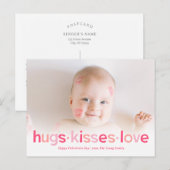 Sweet Wishes Editable Color Valentijns Briefkaart (Voorkant / Achterkant)