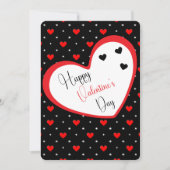 Sweet Wishes Red Heart Valentijnsdag Feestdagenkaart (Voorkant)