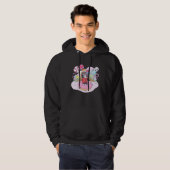 Sweet wizard panda in candy country chocolate fact hoodie (Voorkant volledig)