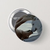 Sweet wolf-koppel ronde button 5,7 cm (Voorkant /achterkant)